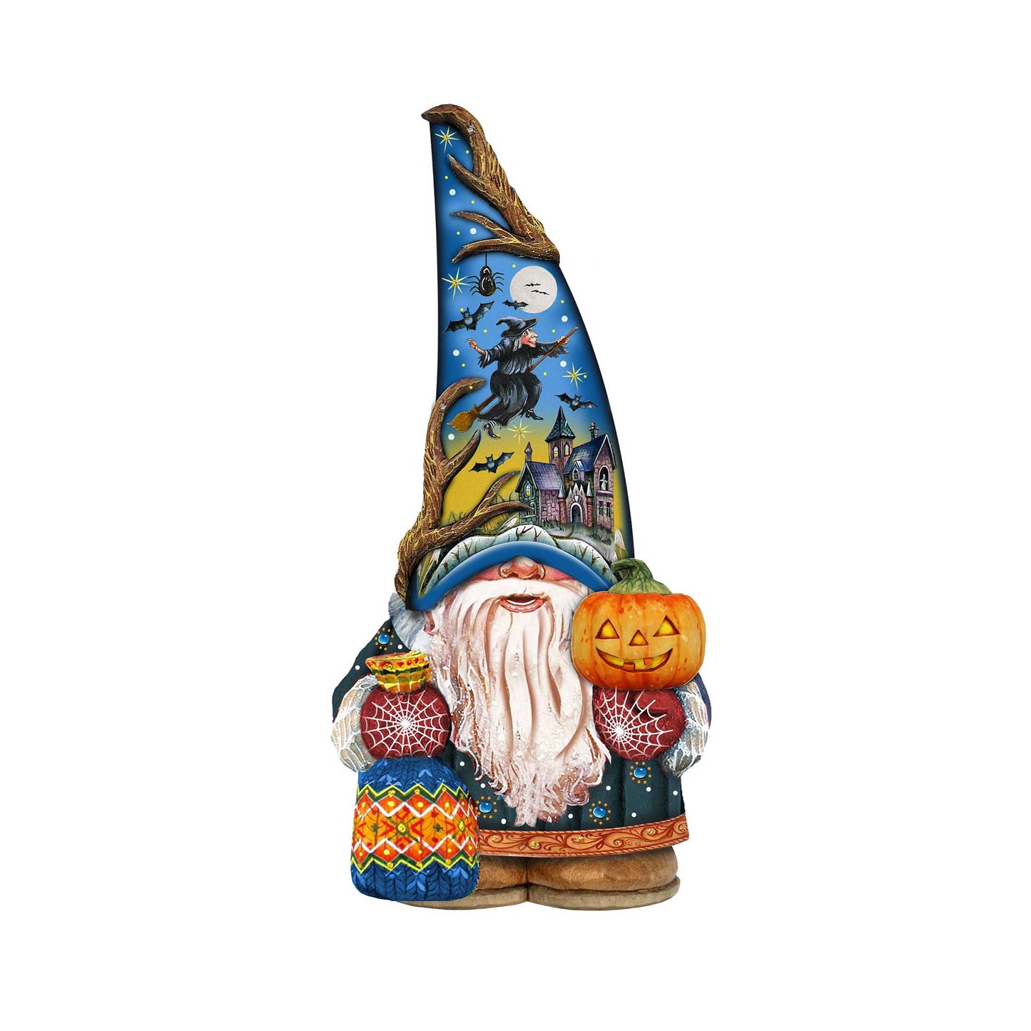 Halloween Gnome Door Decor by G. DeBrekht - Thanksgiving Halloween Decor - 8611016H-4