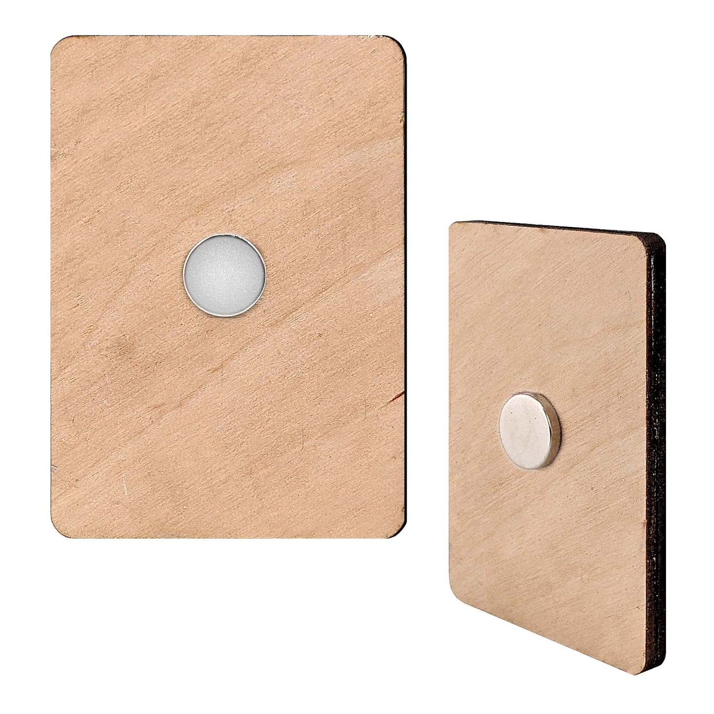 Hearts of Love Decorative Wooden Magnets Set of 6 - Family Love Decor - 8090128G-S6-3